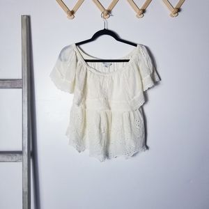 AMERICAN EAGLE OUTFITTERS OFF SHOULDER BLOUSE SIZE MEDIUM